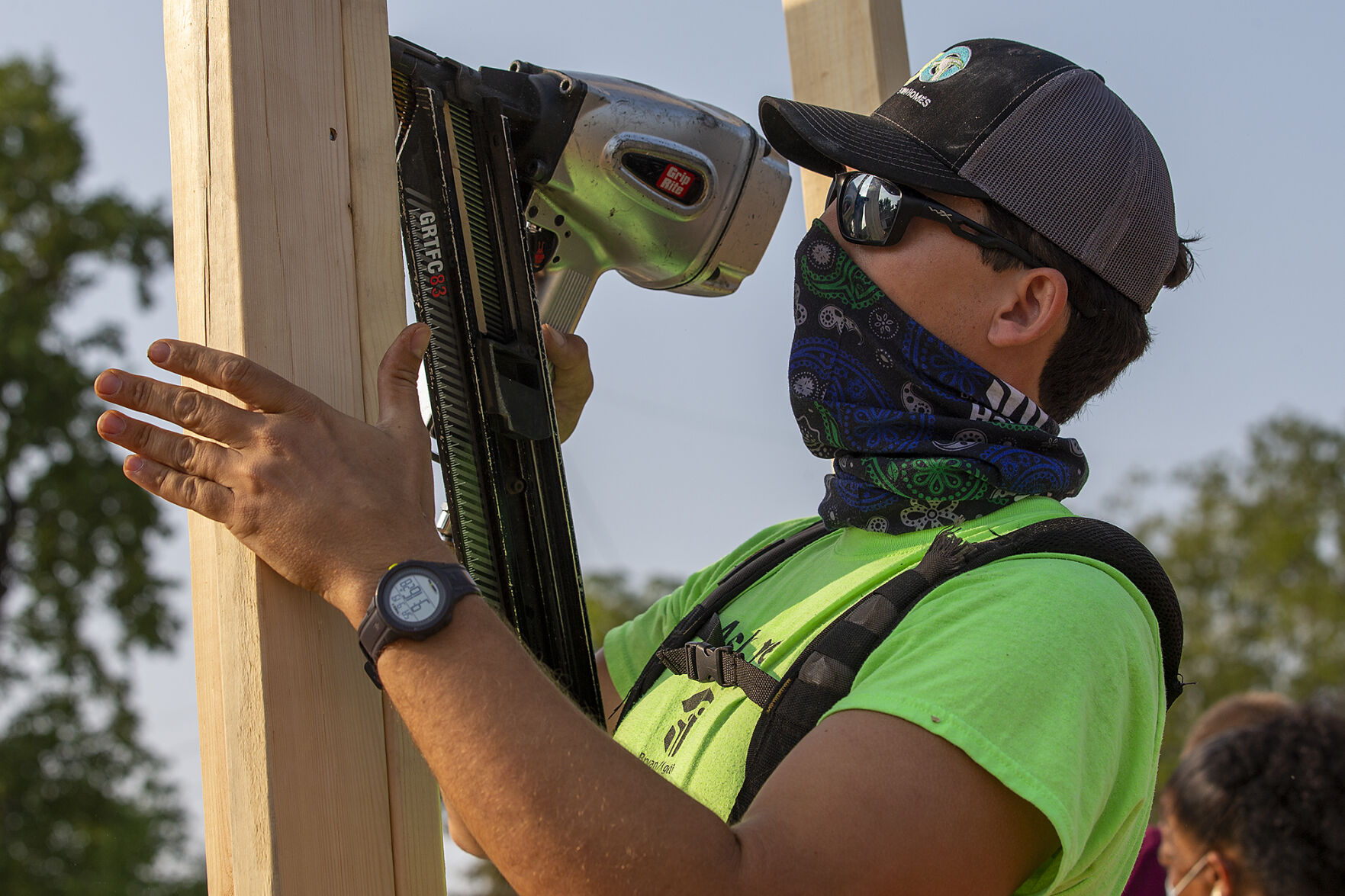 B/CS Habitat wall raising